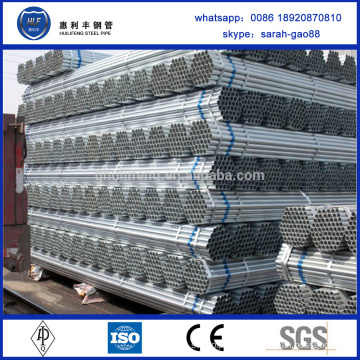 St35-St52 galvanized steel pipe balcony railing